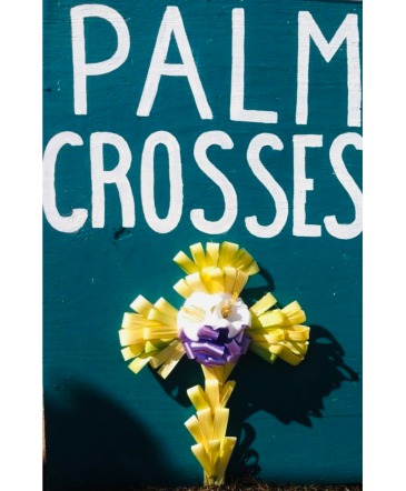Easter Palm Cross Cemetery Delivery in Colonia, NJ | LAKE FLOWERS