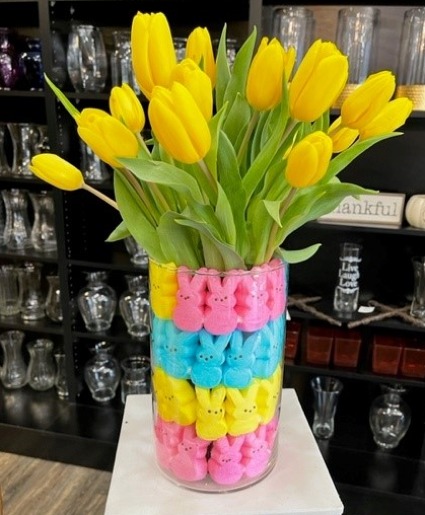 Easter Peeps Floral Arrangement 