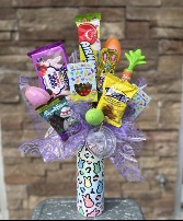 Easter Tumbler with Candy Bouquet 