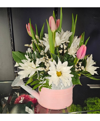 Easter Watering Can flower