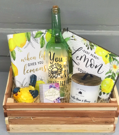 Easy Peasy Lemon Squeezy Gift Crate