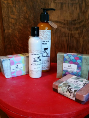 Edenwalk Goat's Milk Lotions and soaps 