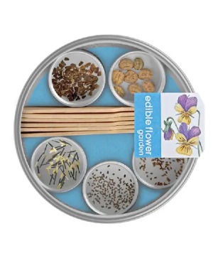 EDIBLE FLOWER GARDEN KIT GIFT