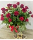 Two dozen red roses with chocolates Flower Arrangement