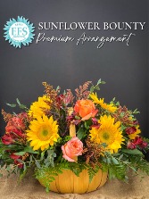 EFS's Sunflower Bounty Basket Arrangement