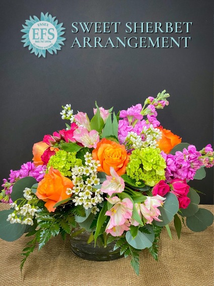 EFS's Sweet Sherbet Vase Arrangement