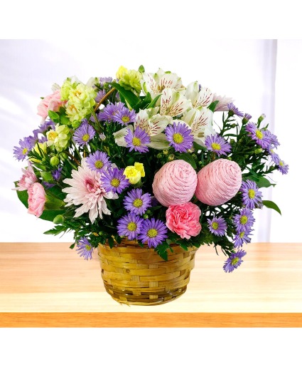 Egg Hunt Basket Arrangement