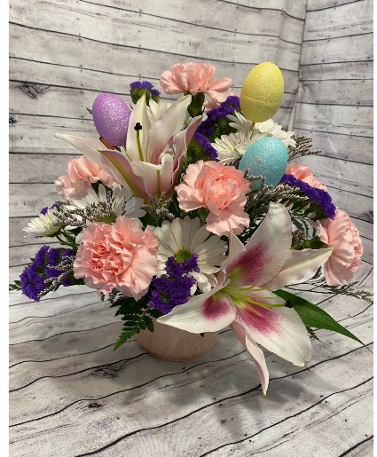 Egg-zactly Perfect pink decor cache
