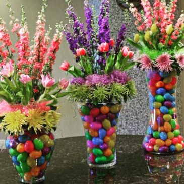 Eggstravaganza Easter Centerpiece In Ozone Park Ny Heavenly Florist