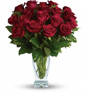 Eighteen Red Roses Rose Arrangement