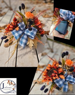 Electric Autumn Silk Arrangement 