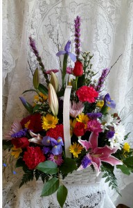 Elegance in a basket  in North Salem, IN | Garden Gate Gift & Flower Shop