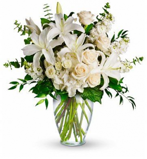 Elegance in White Fresh Flowers