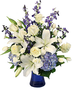 Elegance of Winter Flower Arrangement in Lecanto, FL - FLOWER TIME