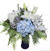 Elegance of Winter Vase Arrangement