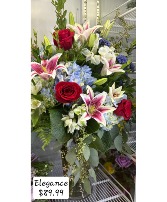 Elegance Xl specialty vase fresh floral arrangement