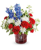 Elegant Bloom lantern vase arrangement