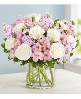 Elegant Blush Bouquet assorted flowers