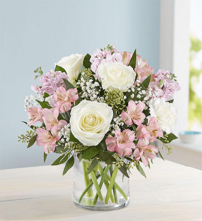 Elegant Blush Small Pastel Arrangement