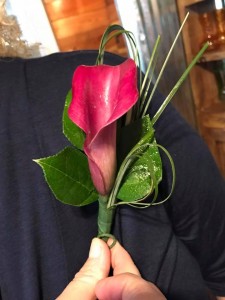 Elegant Calla Boutonnieres