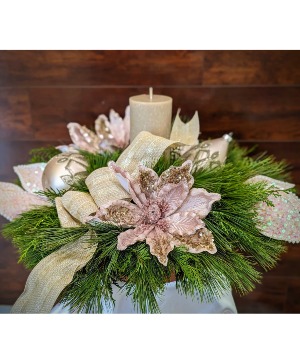 Magnificent Magnolia Evergreen Centerpiece