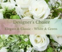 Elegant Classic White & Green 