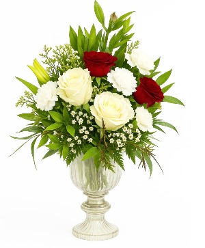 Elegant Contrast Floral Arrangement