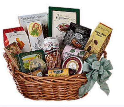 Elegant Cookie, chocolate and sweet basket  Gift basket 
