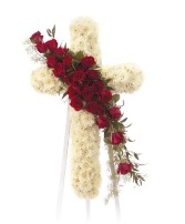 Elegant Cross Standing Spray