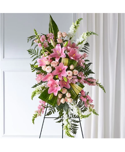 ELEGANT EMBRACE STANDING SPRAY