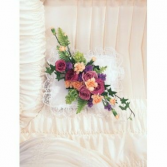 Elegant Flower Casket Pillow 