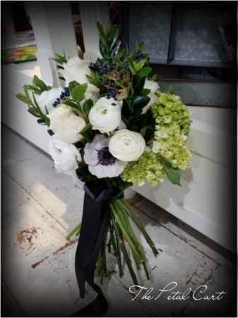 hand tied wedding bouquet