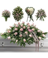 Elegant Pink Rose 5 pc set 5 pc set