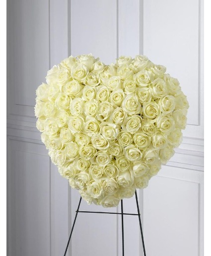 Elegant Remembrance Standing Heart