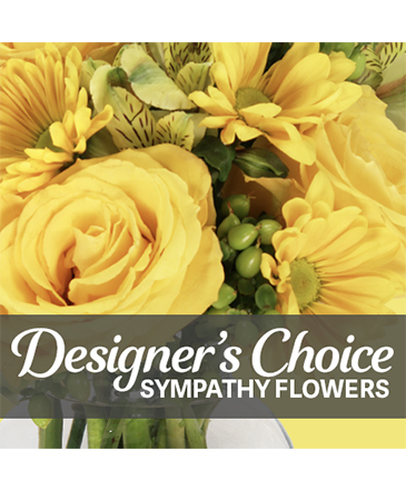 Elegant Sympathy Florals Designer's Choice in Akron, OH | leaf