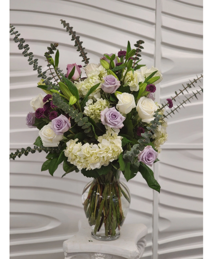 Elegant Sympathy Vase Arrangement Funeral