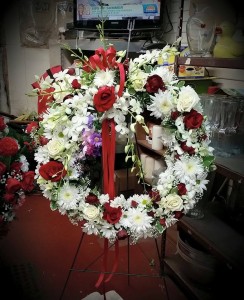 Elegant Tribute Sympathy Wreath