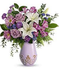 Elegant Vintage Bouquet Lavishly lavender