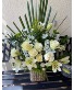 elegant white sympathy/funeral Funeral/sympathy