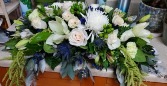 Elegant White and Blue Centerpiece Congratulations / Any Occasion