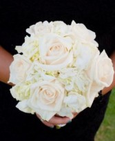 ELEGANT WHITE  Bridesmaids Bouquet