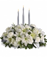 Elegant White Centrepiece  