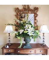 Past Work: Elegant White Floral Arrangement