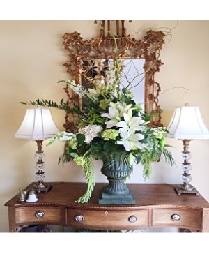 Past Work: Elegant White Floral Arrangement