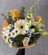 Elegant White & Green Bouquet 