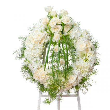 Elegant Wreath Standing Spray