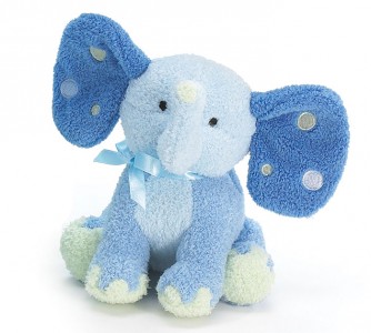 Elephant -Blue Plush