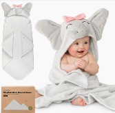 Elephant Hooded Towel Baby