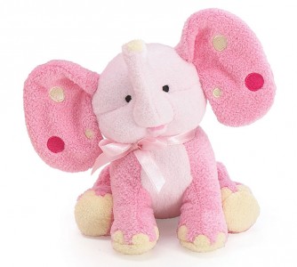 Elephant- Pink Plush