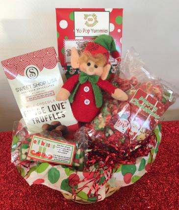 Elf  Kisses Basket Christmas Basket in West Monroe, LA | ALL OCCASIONS FLOWERS AND GIFTS